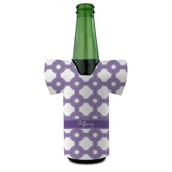 Connected Circles Jersey Bottle Cooler - FRONT (on bottle)