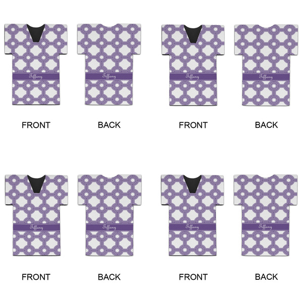 Connected Circles Jersey Bottle Cooler - Set of 4 - APPROVAL