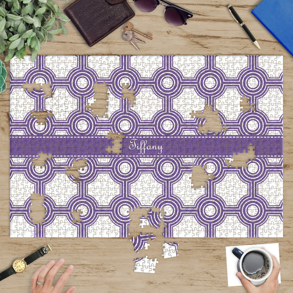 Connected Circles Jigsaw Puzzle 1014 Piece - In Context