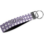 Connected Circles Wristlet Webbing Keychain Fob (Personalized)