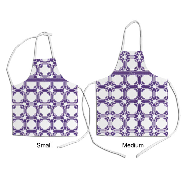 Connected Circles Kid's Aprons - Comparison