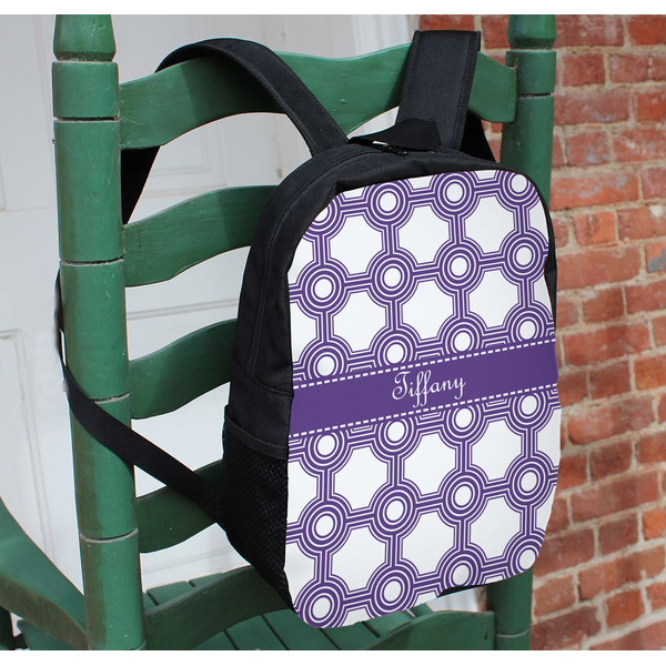 Connected Circles Kids Backpack - In Context