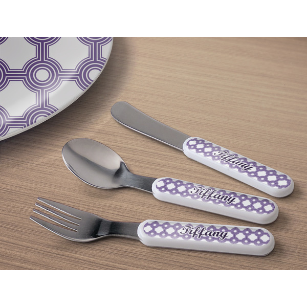 Connected Circles Kids Flatware w/ Plate