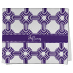 Connected Circles Kitchen Towel - Poly Cotton w/ Name or Text