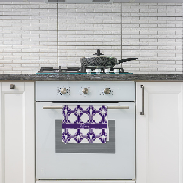 Connected Circles Kitchen Towel - Poly Cotton - Lifestyle