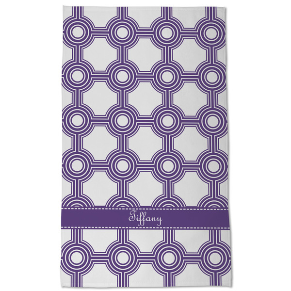 Connected Circles Kitchen Towel - Poly Cotton - Full Front