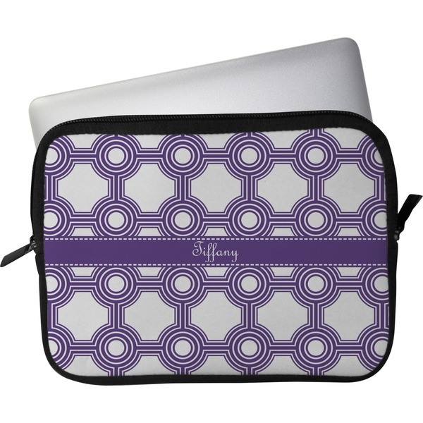 Custom Connected Circles Laptop Sleeve / Case - 15" (Personalized)