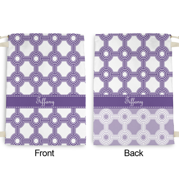 Connected Circles Large Laundry Bag - Front & Back View