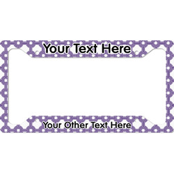 Connected Circles License Plate Frame - Style A (Personalized)