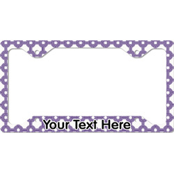 Connected Circles License Plate Frame - Style C (Personalized)