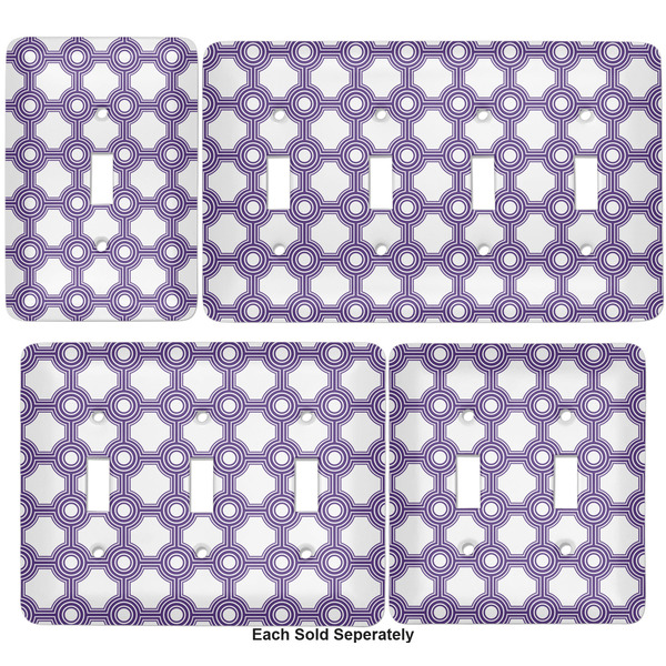 Connected Circles Light Switch Covers all sizes