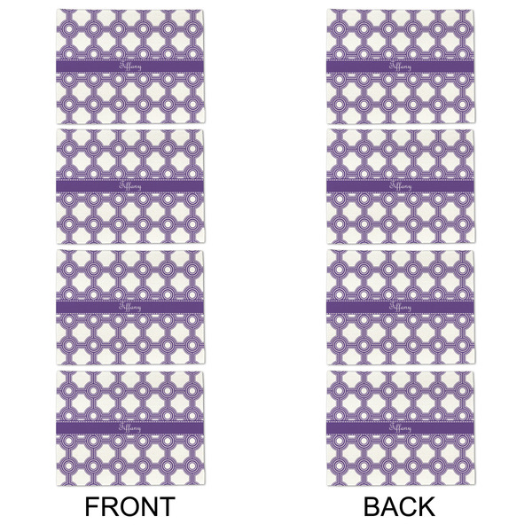 Connected Circles Linen Placemat - APPROVAL Set of 4 (double sided)