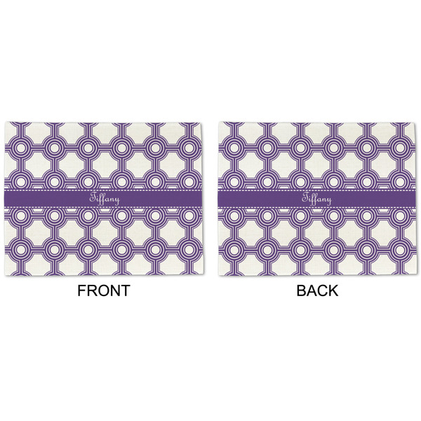 Connected Circles Linen Placemat - APPROVAL (double sided)