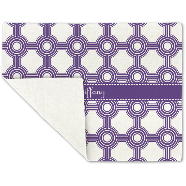 Connected Circles Linen Placemat - Folded Corner (single side)