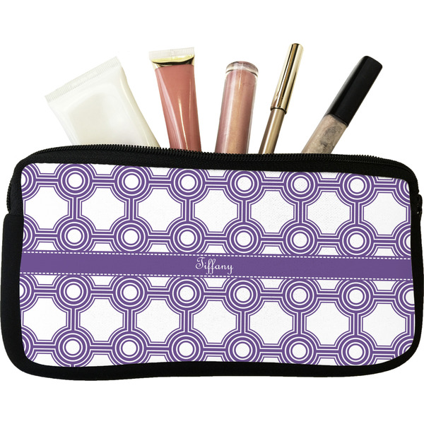 Custom Connected Circles Makeup / Cosmetic Bag (Personalized)