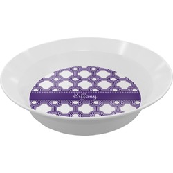 Connected Circles Melamine Bowl - 12 oz (Personalized)