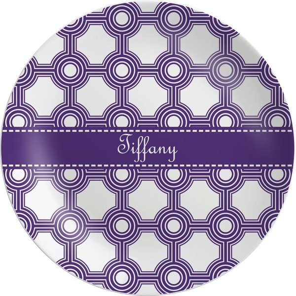 Custom Connected Circles Melamine Plate (Personalized)