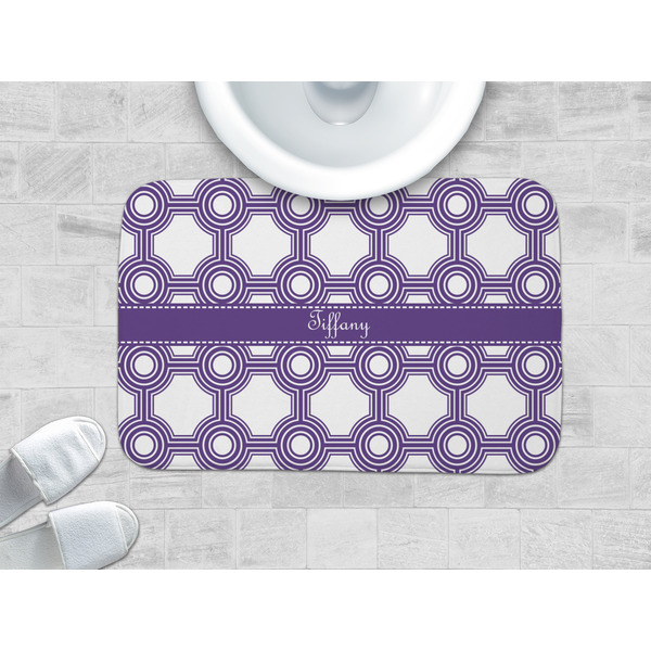 Connected Circles Memory Foam Bath Mat - LIFESTYLE 34x21