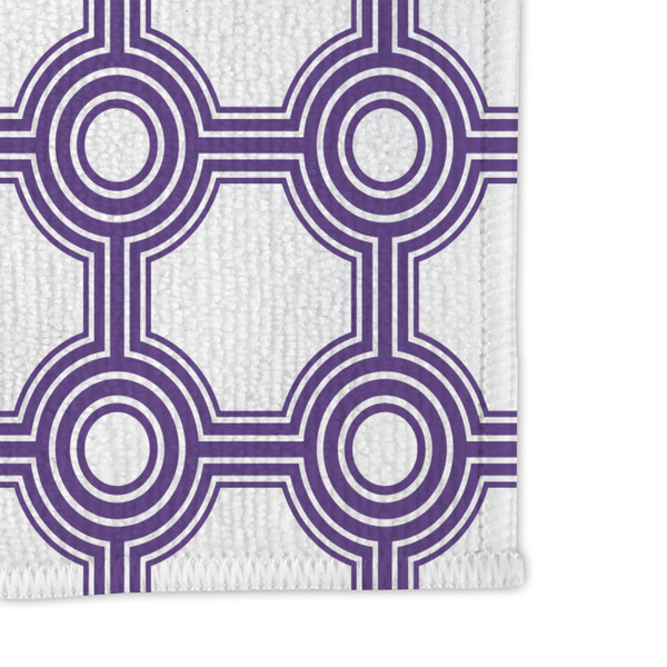 Connected Circles Microfiber Dish Rag - DETAIL