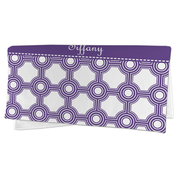 Connected Circles Microfiber Dish Rag - FOLDED (half)