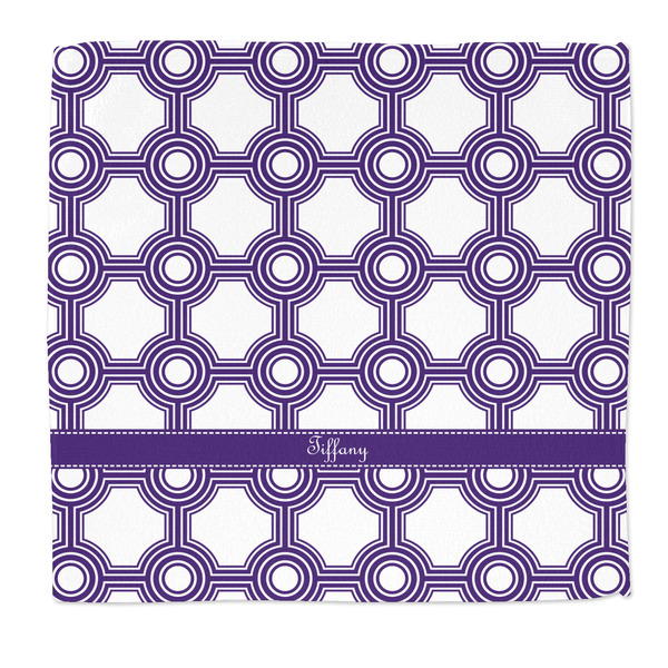 Custom Connected Circles Microfiber Dish Rag (Personalized)