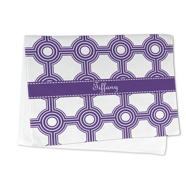 Connected Circles Microfiber Dish Towel - FOLDED HALF