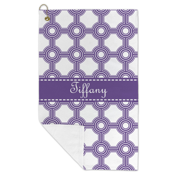 Connected Circles Microfiber Golf Towels - FOLD