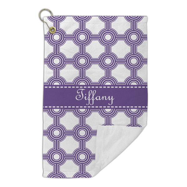 Connected Circles Microfiber Golf Towels Small - FRONT FOLDED