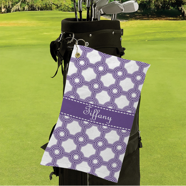 Connected Circles Microfiber Golf Towels - Small - LIFESTYLE