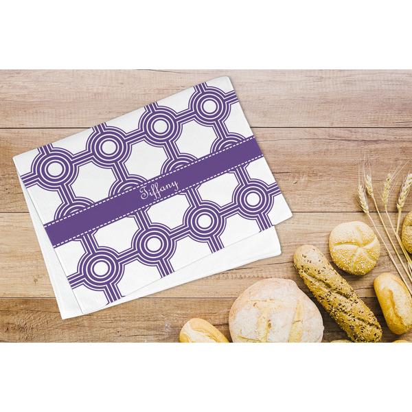 Connected Circles Microfiber Kitchen Towel - LIFESTYLE