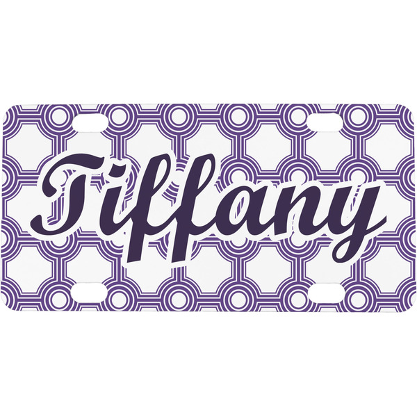 Custom Connected Circles Mini/Bicycle License Plate (Personalized)