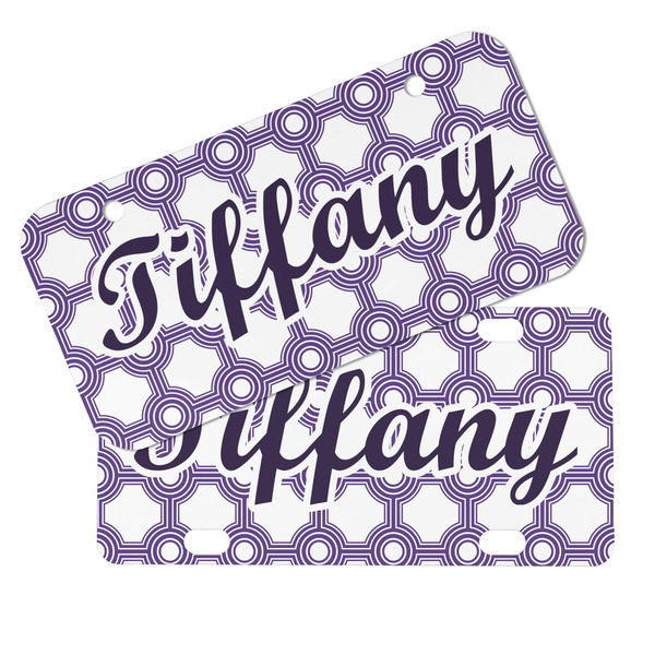 Connected Circles Mini License Plates - MAIN (4 and 2 Holes)