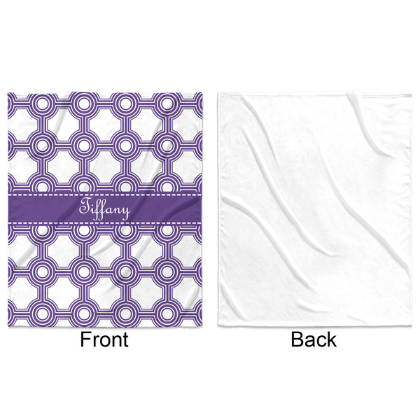 Connected Circles Minky Blanket - 50"x60" - Single Sided - Front & Back