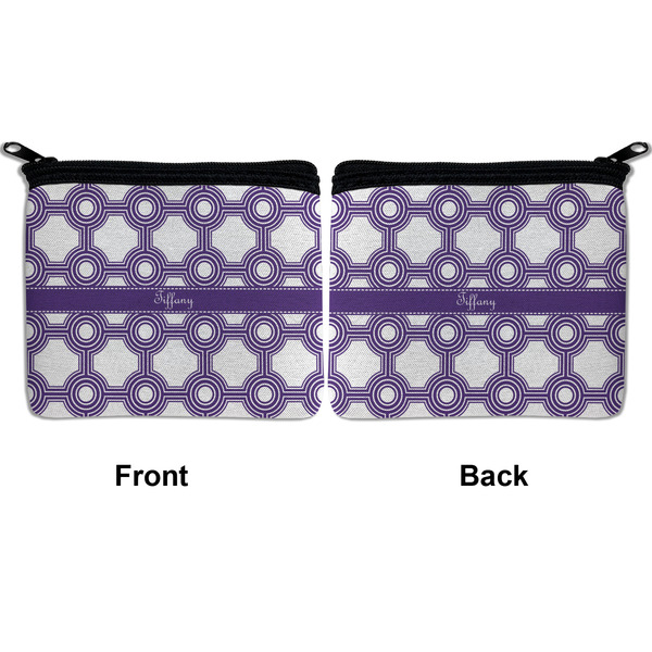 Connected Circles Neoprene Coin Purse - Front & Back (APPROVAL)