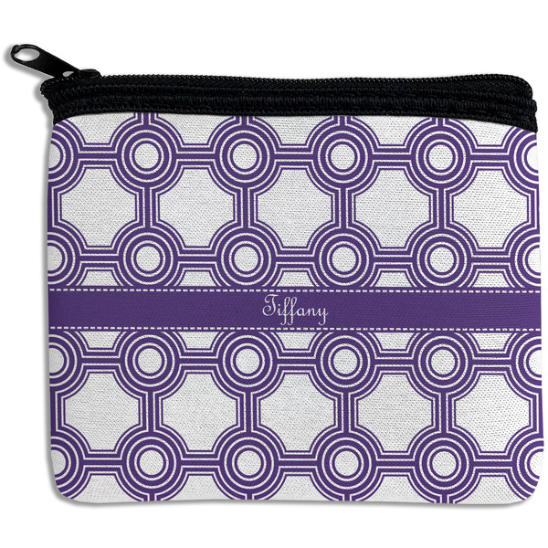 Custom Connected Circles Rectangular Coin Purse (Personalized)