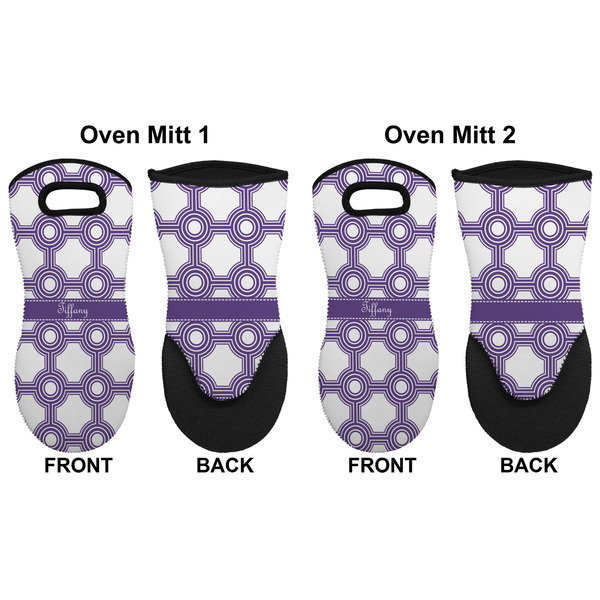 Connected Circles Neoprene Oven Mitt - Set of 2 - Approval