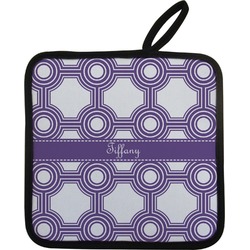 Connected Circles Pot Holder w/ Name or Text