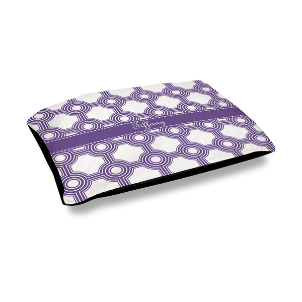 Custom Connected Circles Outdoor Dog Bed - Medium (Personalized)