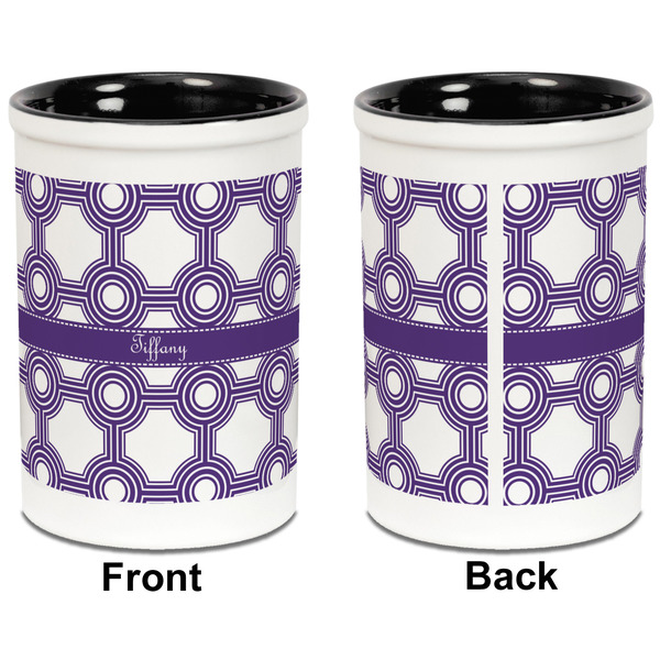 Connected Circles Pencil Holder - Black - approval