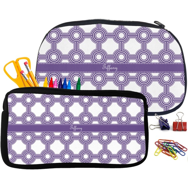 Connected Circles Pencil / School Supplies Bags Small and Medium