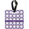 Connected Circles Personalized Square Luggage Tag