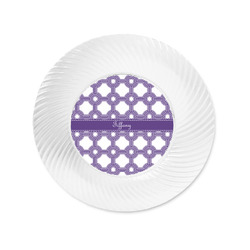 Connected Circles Plastic Party Appetizer & Dessert Plates - 6" (Personalized)