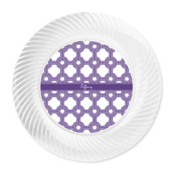 Connected Circles Plastic Party Dinner Plates - 10" (Personalized)