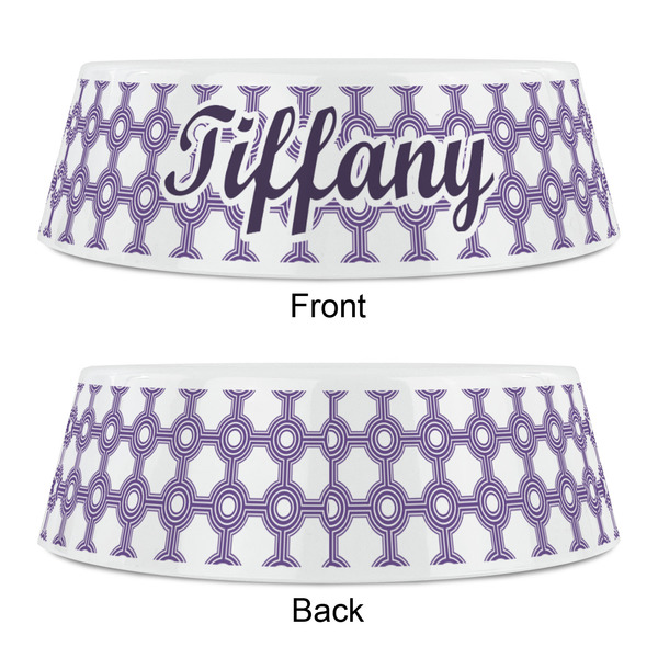 Connected Circles Plastic Pet Bowls - Small - APPROVAL