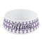 Connected Circles Plastic Dog Bowl - Small (Personalized)