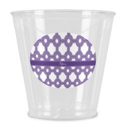 Connected Circles Plastic Shot Glass (Personalized)