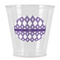 Connected Circles Plastic Shot Glasses - Front/Main