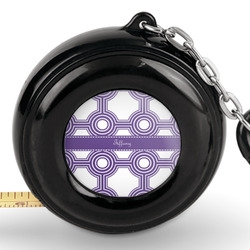 Connected Circles Pocket Tape Measure - 6 Ft w/ Carabiner Clip (Personalized)