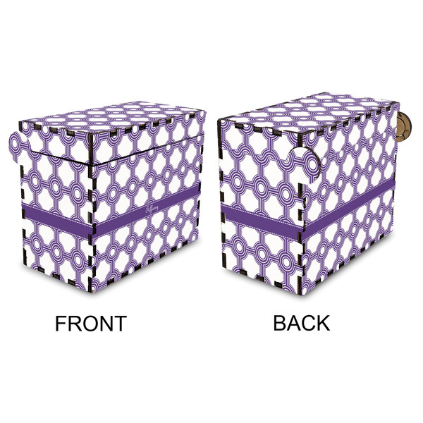 Connected Circles Recipe Box - Full Color - Approval