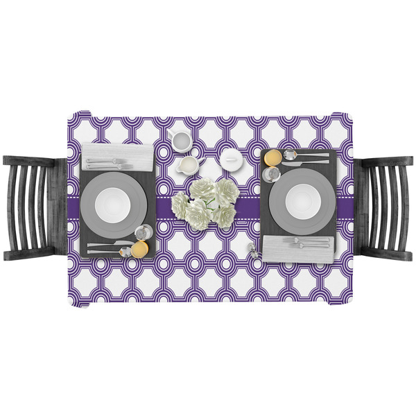 Connected Circles Rectangular Tablecloths - LIFESTYLE